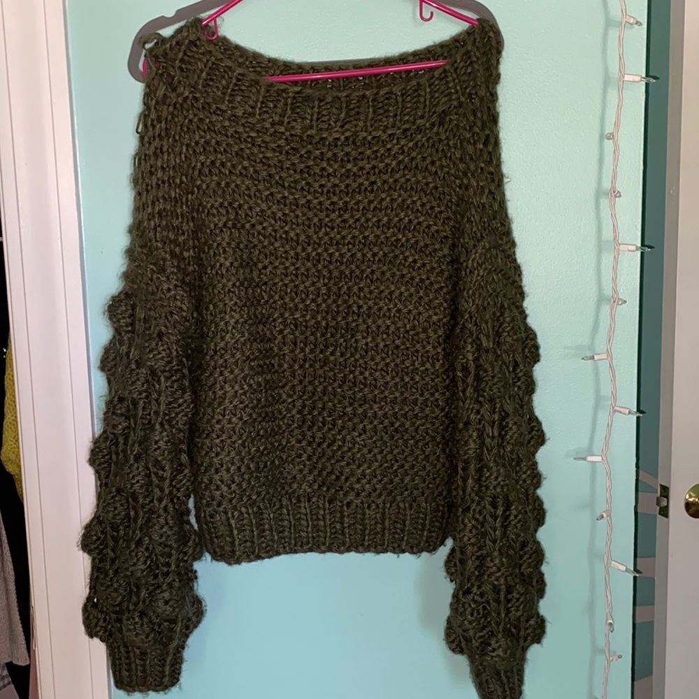Army Green Sweater